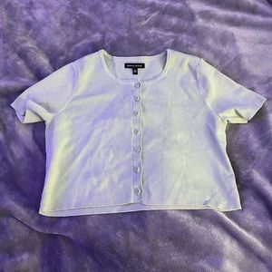 Light Green button down Sweater